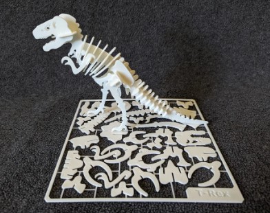 Kit de Cartão de Esqueleto de T-Rex